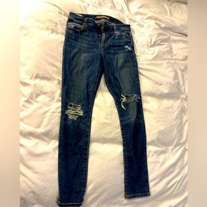 Joe’s distressed skinny jeans